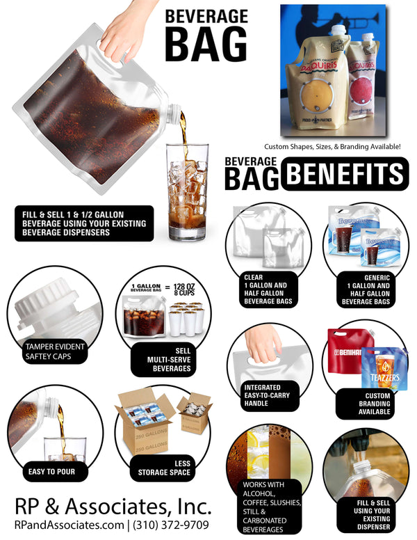 Beverage Bags (Case of 100) $0.79/Each