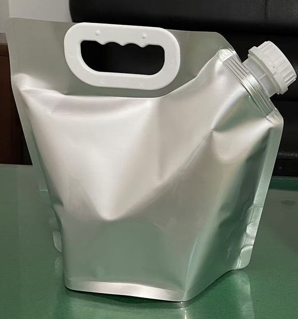 1/2 gallon Aluminum Beverage Bags with plastic handle (Case of 100) $0.49/Each