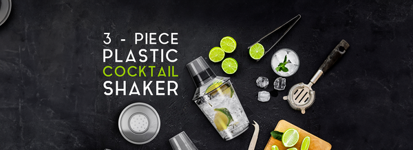 16oz Acrylic 3-Piece Shaker 500 units  ($1.86 each packed 60/case)