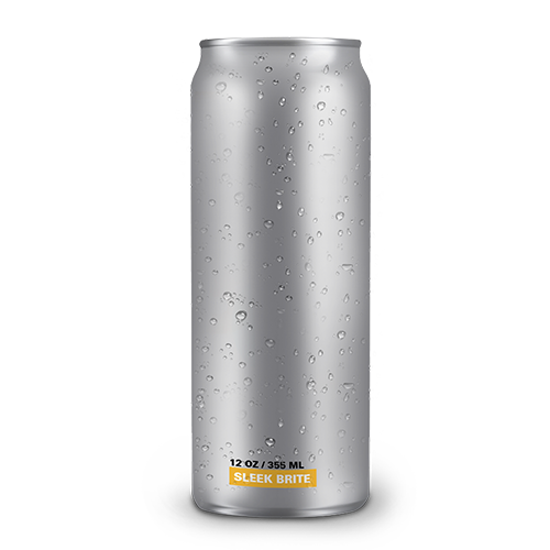 12oz Sleek Brite Aluminum Cans 40ft Container - $100 Deposit (Container of 110,308 sets)