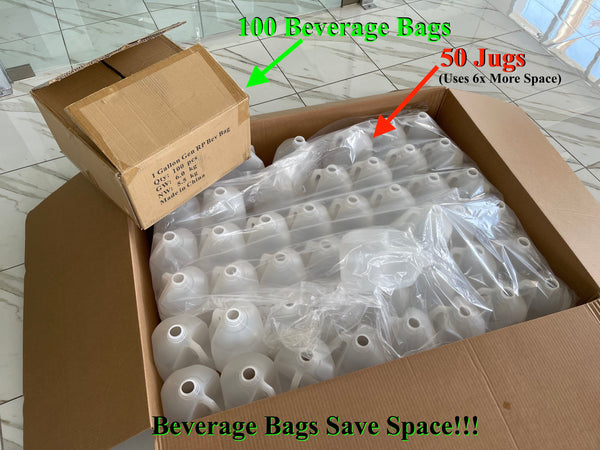 Clear Beverage Bags (Case of 100) $0.79/Each