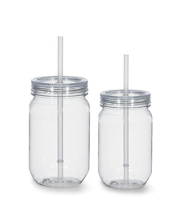 16oz Acrylic Mason Jars $1.04/Each (Case of 96)